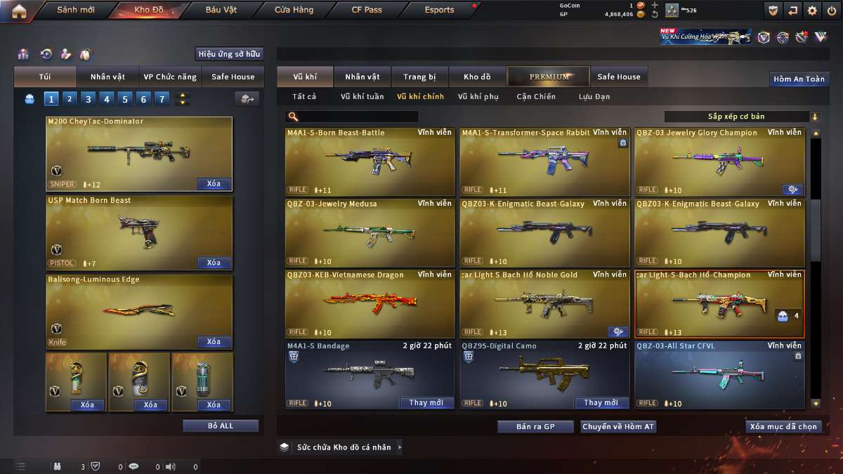 shop acc cf uy tin gia re